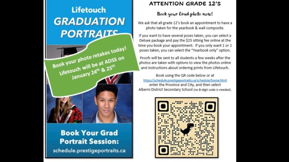 Grad photo retakes Jan 24-25th